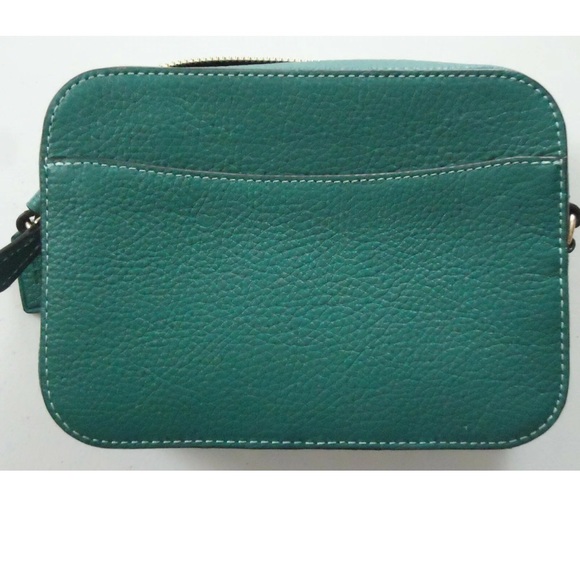 COACH Box Crossbody Bag In Pebble Leather Bright Jade $250 MSRP - Picture 2 of 13